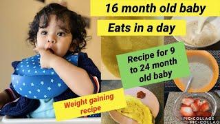 What My 16 Month Old Baby Eats In a DayHealthy Meal Idea for 1 Year Old Weight Gaining Baby Food