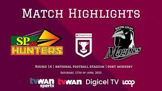 SP PNG Hunters v Souths Logan Magpies  Match Highlights  Round 14