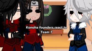 Konoha founders react to Team 7.... •Naruto• SHORT Gacha Club