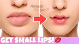 Get Small Heart Shaped Lips With This Exercise   Fix Big Lips Sagging Jowls