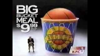 KFC Big Bucket Meal commercial wDick Vitale - 1992