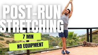 7 Min Post-Run Stretch  Cool Down Stretches for Runners