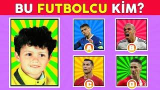 ÇOCUKLUK FOTOĞRAFLARINA Bakarak Futbolcuları Tahmin Edebilir Misin? #2 Ronaldo Messi Neymar vb.