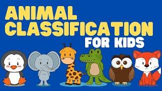 Animal Classification for Kids  Learn how to Classify Animals and the Animal Taxonomies