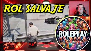 REBORN y DESST3 destruyen a 6 polis A CUCHILLO en SpainRP - Comentando roleplay GTA V