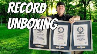 UNBOXING of OFFICIAL Guinness World Records Certificate for Pushing Quintuplets in a Half Marathon