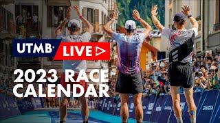 Your 2023 UTMB LIVE race calendar 