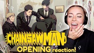 THE REFERENCES ARE HILARIOUS  Chainsaw Man OPENING Reaction