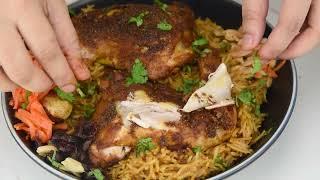 Quick& Easy Chicken Kabsa Recipe with Homemade Kabsa Spice mix @thefreshplate06