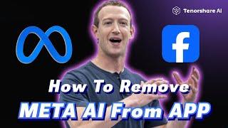 2024 How To Remove Meta AI On Facebook Whatsapp Instagram  Delete Meta AI  New Update