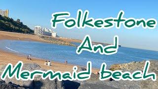 Folkestone Beach  Mermaid Beach  Kent  England