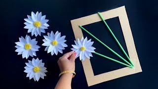 Beautiful and Easy Paper Wall Hanging   Paper Craft For Home Decoration  Unique Wall Hanging  DIY