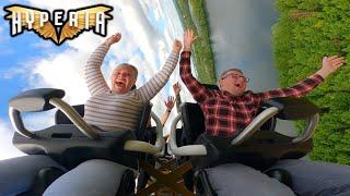 Hyperia Rider Cam POV - FIRST EVER RIDE - Thorpe Park