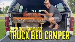 Truck Bed Camper - Easiest on YouTube