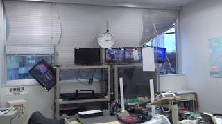 Building shaking in Japan earthquake  Raw video