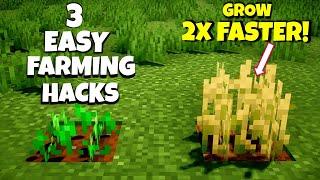 ️SPEED UP YOUR FARMING BEST Farming Tricks for FASTER GROWTH  How to Farm FAST in Minecraft