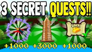 3 SECRET QUESTS +3000 GOLD  Build a Boat for Treasure ROBLOX