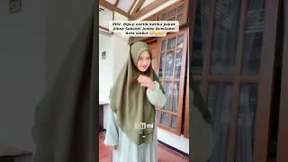 POV Dipuji cantik ketika pakek jilbab sebuool jumbo auto salbrut 🫠 order jilbab cek komen