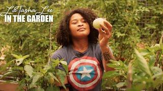 LaTasha Lee in the summer garden