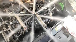 Diesel Fuel injection system in slow motioncrdi engine