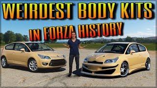 THE 25 FUNNIEST & WEIRDEST BODYKITS in Forza History  FM2 till FH4