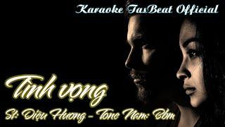 Karaoke Tình Vọng Tone Nam  TAS BEAT