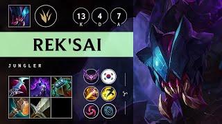 RekSai Jungle vs Skarner Rampage - KR Master Patch 14.18