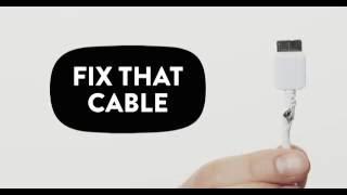 How to repair a broken cable with Sugru