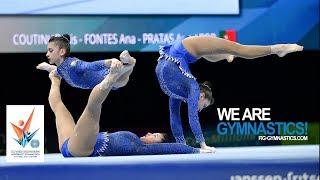 2018 Acrobatic Worlds Antwerp BEL - Highlights WOMENS GROUPS FINAL - We Are Gymnastics 