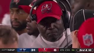 Russell Gage SCARY Injury   Cowboys vs Buccaneers  2023 Wild Card