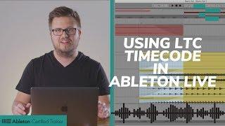 Using LTC Timecode in Ableton Live