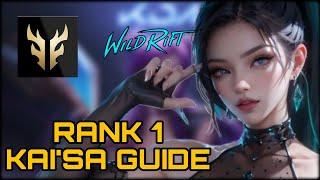 WILD RIFT KAISA GUIDE  HOW TOP 1 KAISA WINS EVERY GAME #kaisa