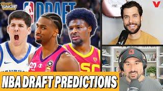 NBA Draft Predictions Bronny James to Lakers? Hawks decision at #1 w Sam Vecenie  Hoops Tonight