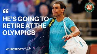 John McEnroe heaps praise on Rafael Nadal but believes he will retire at the Olympics 