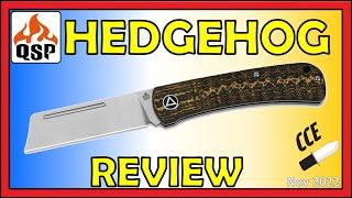 FULL Review of the NEW QSP HEDGEHOG - Model QS142-x - Modern Slip-Joint in the CLASSIC Style