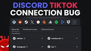 Discord Tiktok Connection Bug  Claim Any Tiktok Username Exploit