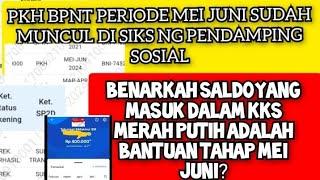 ADA SALDO 400 - 600  RB BETULKAH BANTUAN PKH DAN BPNT MEI-JUNI SUDAH CAIR?