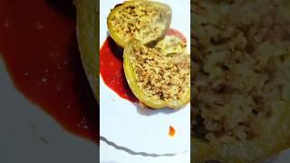 Stuffed Peppers with rice and mint🫑#shortsfeed #shorts#ytshorts#youtubeshorts#reels#stuffedpeppers