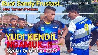 Ngeri.. spike² sedan Yudi kendil bikin Sandy akbar ngamuk penuh emosional volly tarkam karawang