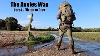 The Angles Way Long Distance Trail.  Part 4 - Flixton to Diss.  Hike and Wild Camp.