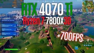 RTX 4070 Ti + Ryzen 7 7800X3D  Performance Mode  Ranked Fortnite Chapter 5