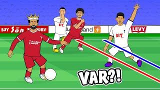 VAR SHOCKER Spurs vs Liverpool 2-1 Goals Highlights Offside Red Card
