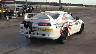 1400HP Toyota Supra - 309 KMH ACCELERATIONS @ 12 MILE