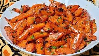 Roasted Carrots with Rosemary and Thyme  Holiday Side Dish ️ Step by Step