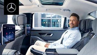 The Rear Seat Experience of the New S-Class