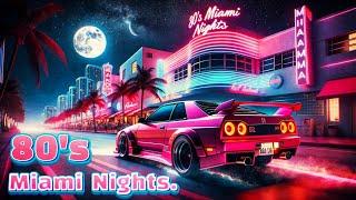 Miami Nights  Retro 80s Lofi Synthwave Mix  Neon Dreams