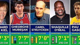  Famous People Over 7 Feet Tall  The Tallest Celebrities