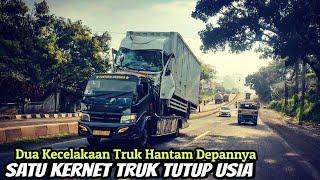 Dua Giga Ancur Sundul Truk Didepannya Kernet Tutup Usia Di Tol Km 360 Batang Semarang