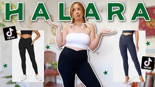 trying on the VIRAL leggings from halara worth the hype?
