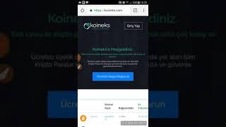 Koineks hesap açma btc ve diger coinler icin cüzdan wallet adresi alma